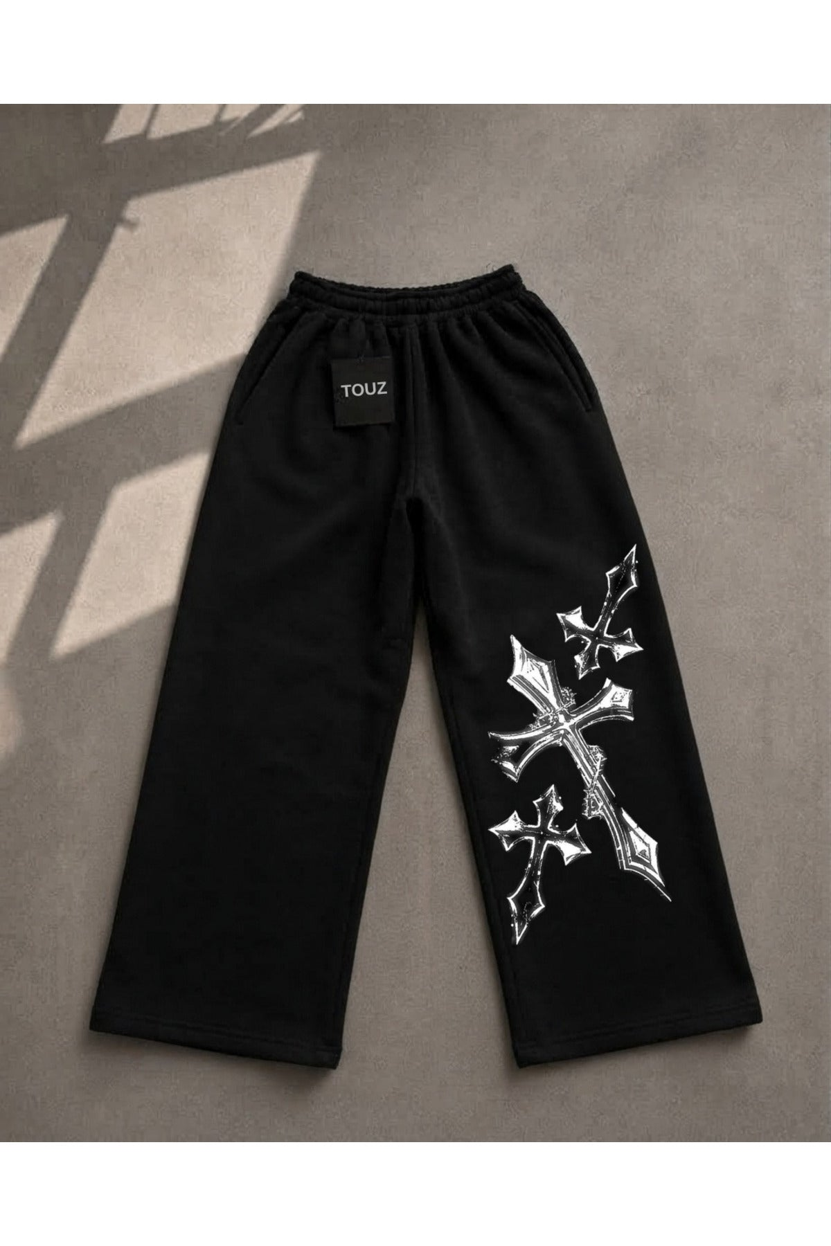 Baskı Detaylı Baggy Eşofman Altı