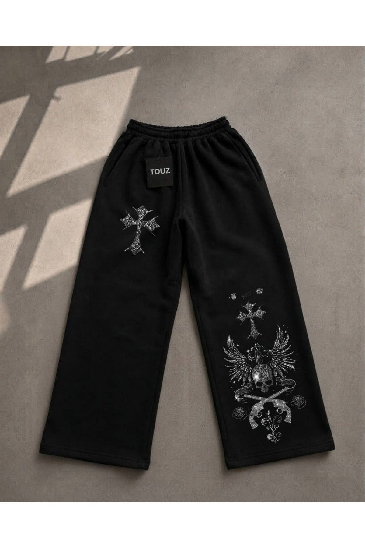 Baskı Detaylı Baggy Eşofman Altı