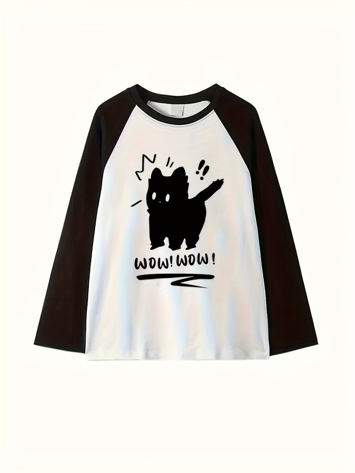 Fake Kol Uzun Kol Oversize T-Shirt